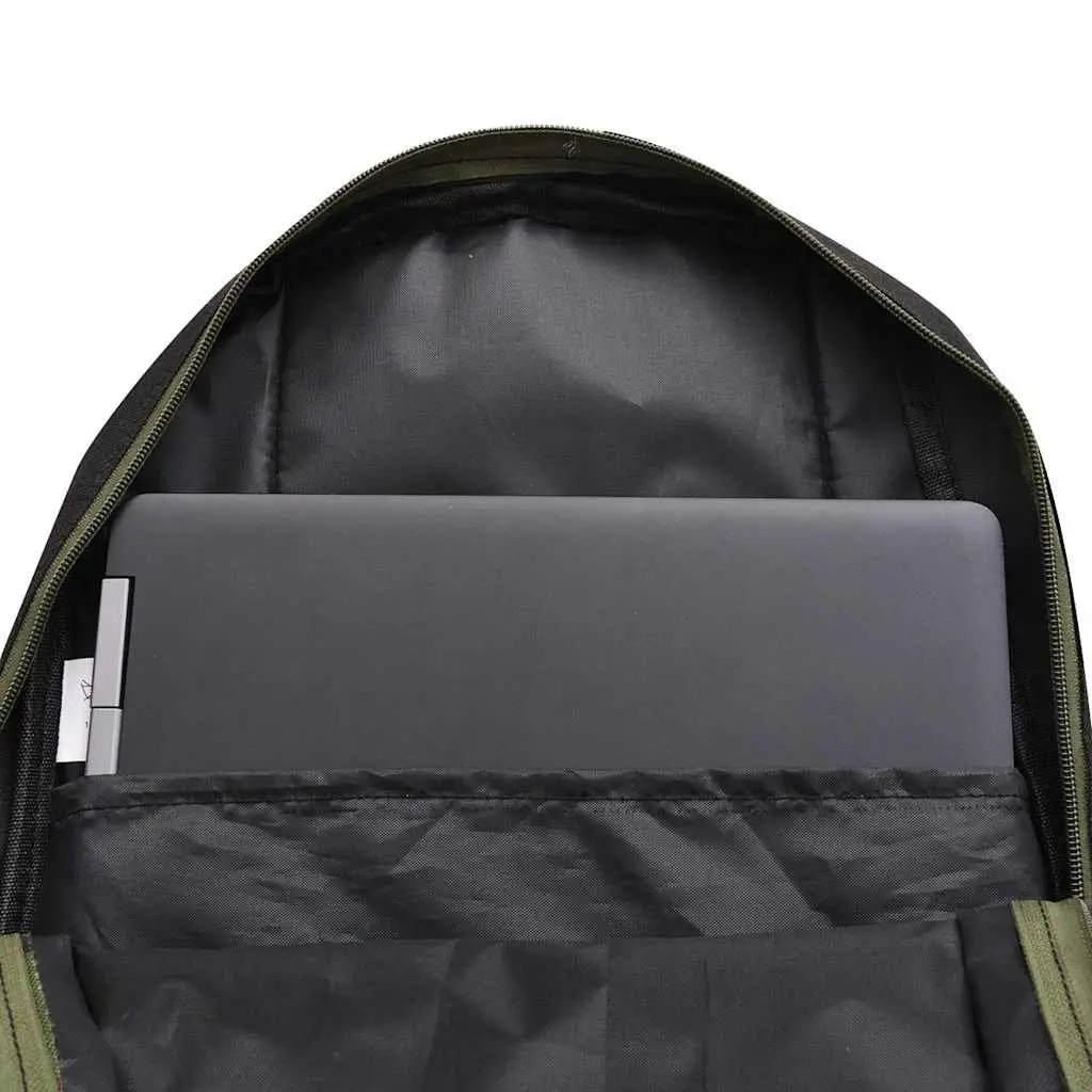 School Backpack Coated 600D Polyester 40L Multicolour Large Capacity Daypack with Compartments