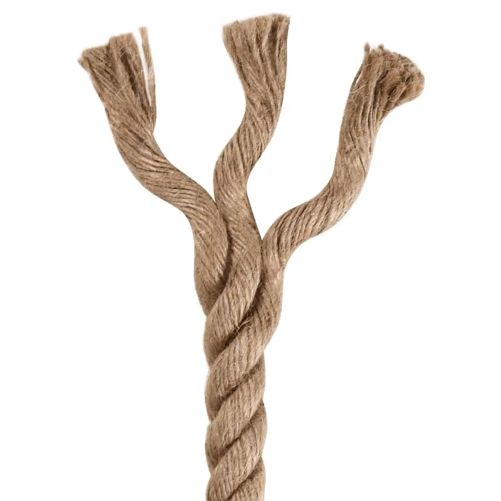 Jute Rope Natural 20mm 50m Brown Garden Agriculture Decking Handrail