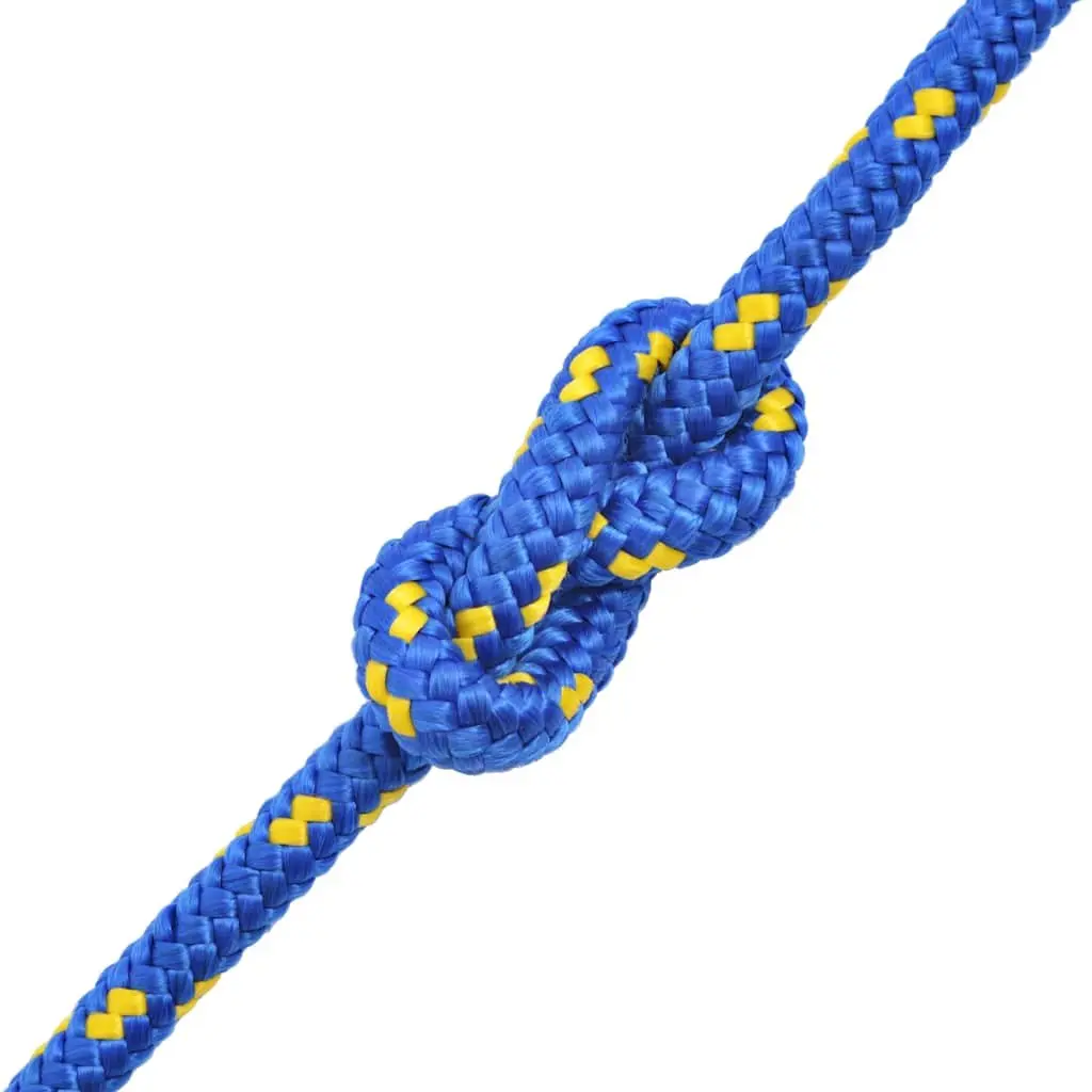Marine Rope Polypropylene 10mm 50m Blue Floating Sailing Boating Mooring Dock Line