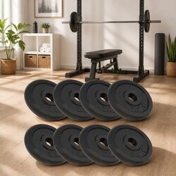 Versatile 2.5 kg Cast Iron Weight Plates for Home Workouts