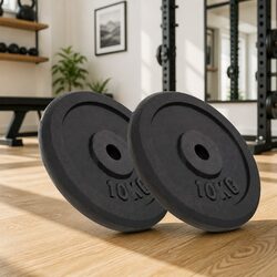Practical 2x10 kg Weight Plates for Everyday Home Training