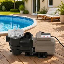 Pool Pump with Timer 0.25 HP 8000 L/h Above Ground Swimming Circulation System