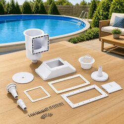 Practical Wide Mouth Skimmer for Your Above Ground Pool