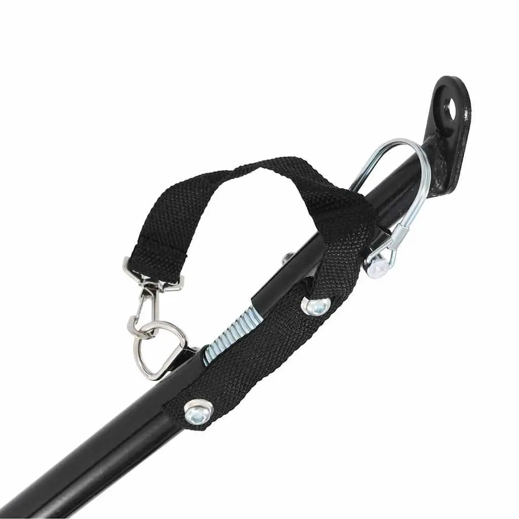 Pet Bike Trailer Jogging Stroller Steel Frame Oxford Fabric Grey
