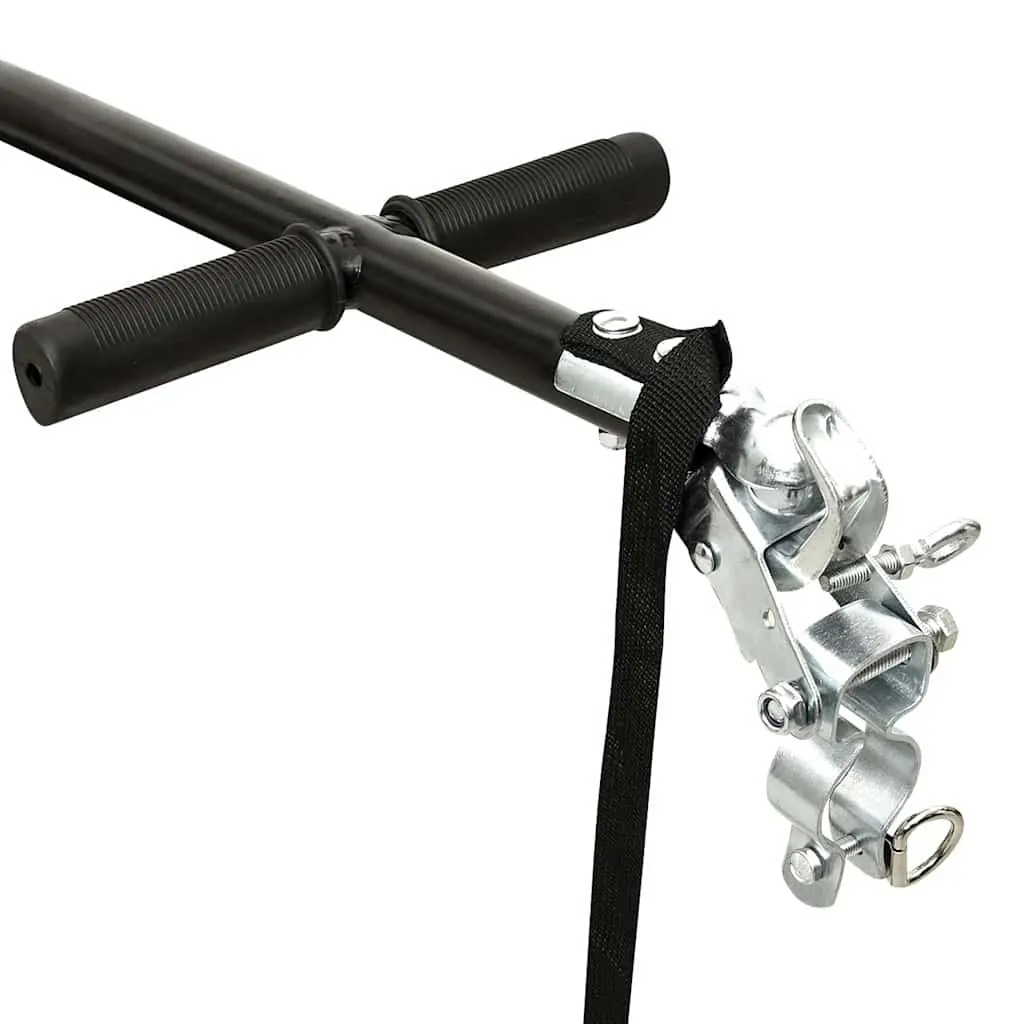 Bike Hand Wagon Trailer 155x60x83cm Steel Frame Black Cargo Transport Cycling