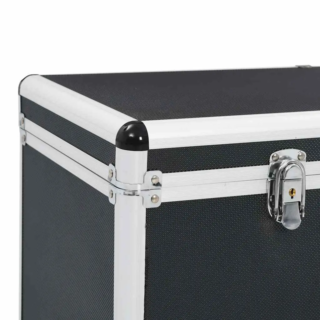 Storage Cases Wood ABS Aluminium 2 Piece Black Portable Tool Equipment Transport Carrying Handle