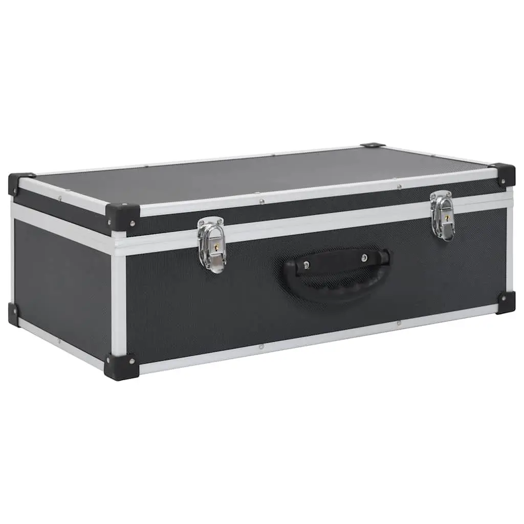 CD Case Organiser Wood with ABS Layer 80 CDs Black