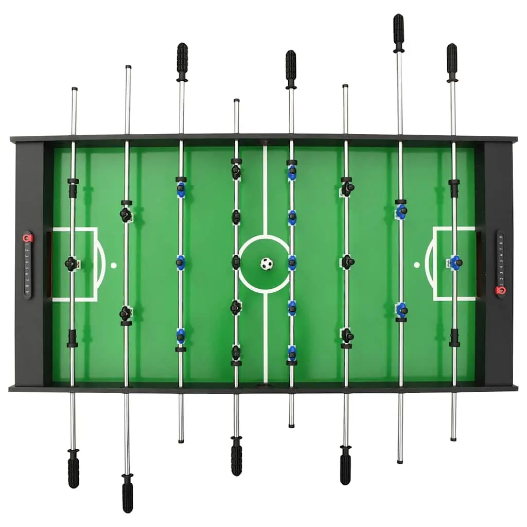 Folding Foosball Table MDF 121cm Black Indoor Game Room Football