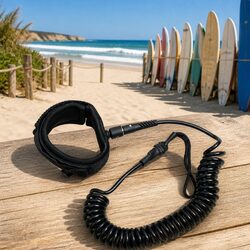 Practical Coiled Leash Ideal for Your Water Activities