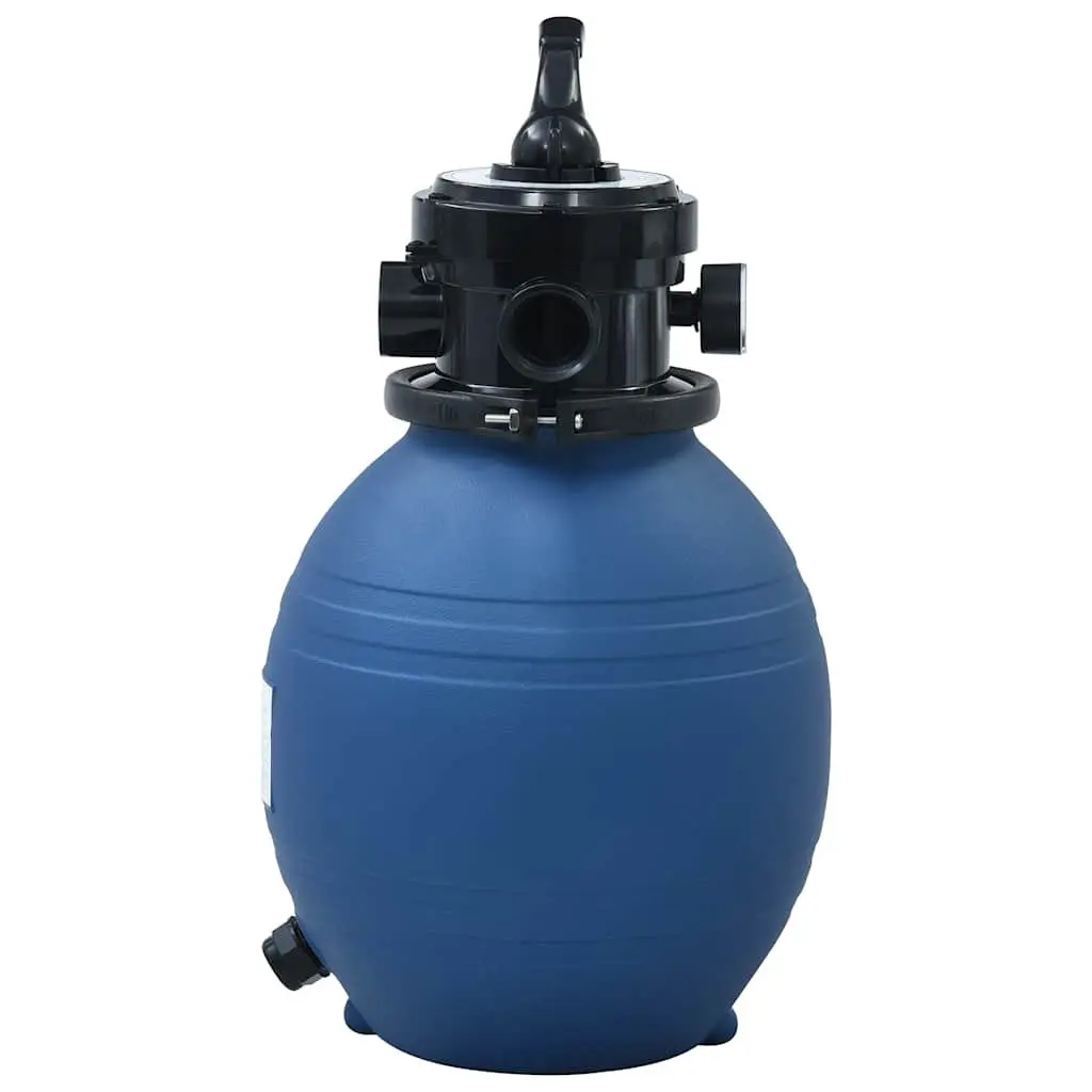 Pool Sand Filter 300mm High Density Polyethylene 4 Position Valve 7m³/h Flow Rate Durable Construction