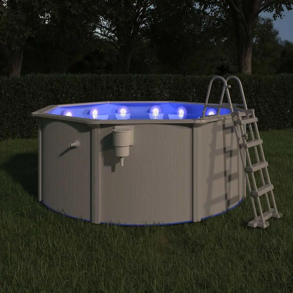 Submersible LED Pool Lamp Waterproof Remote Control White