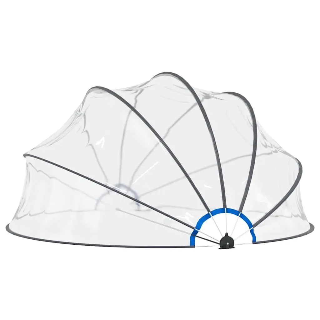 Pool Dome 440x220 cm Transparent Cover Shelter Above Ground Built-in Swimming