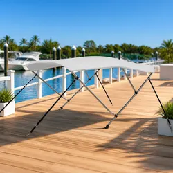 Practical 3 Bow Bimini Top for Boating Adventures