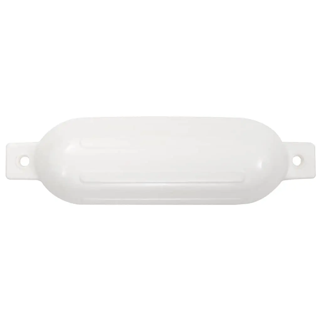 Boat Fenders Inflatable PVC 51x14 cm White 4 Piece Mooring Protection
