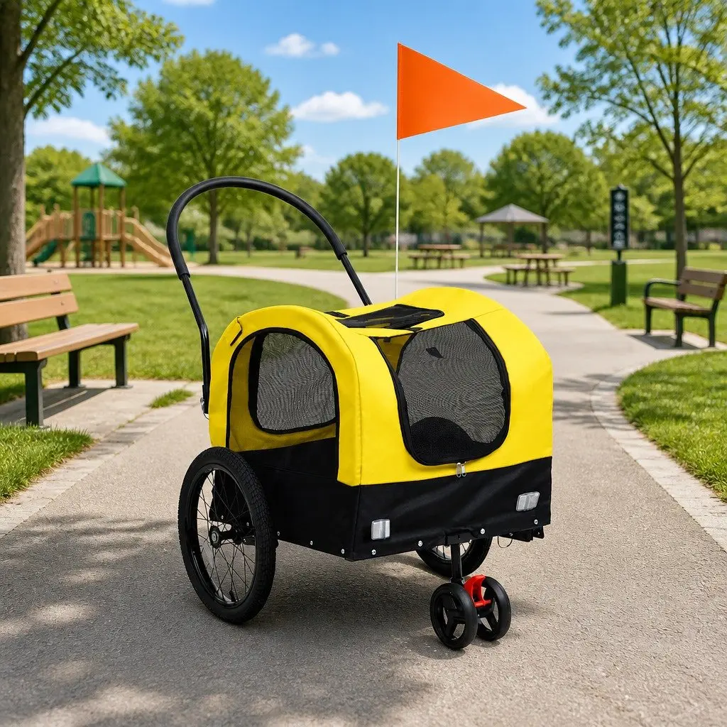 2-in-1 Pet Trailer for Active Owners