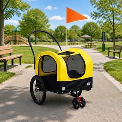Practical 2-in-1 Pet Trailer for Active Owners