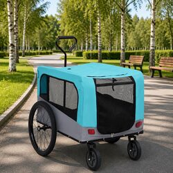 Real World Use of the 2-in-1 Pet Bike Trailer Jogging Stroller