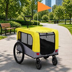 Perfect for Active Pet Owners: 2-in-1 Trailer & Stroller