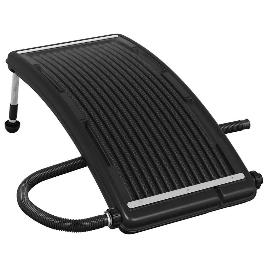 Solar Pool Heater Curved Panel Above Ground Adjustable Heating System 110x65cm