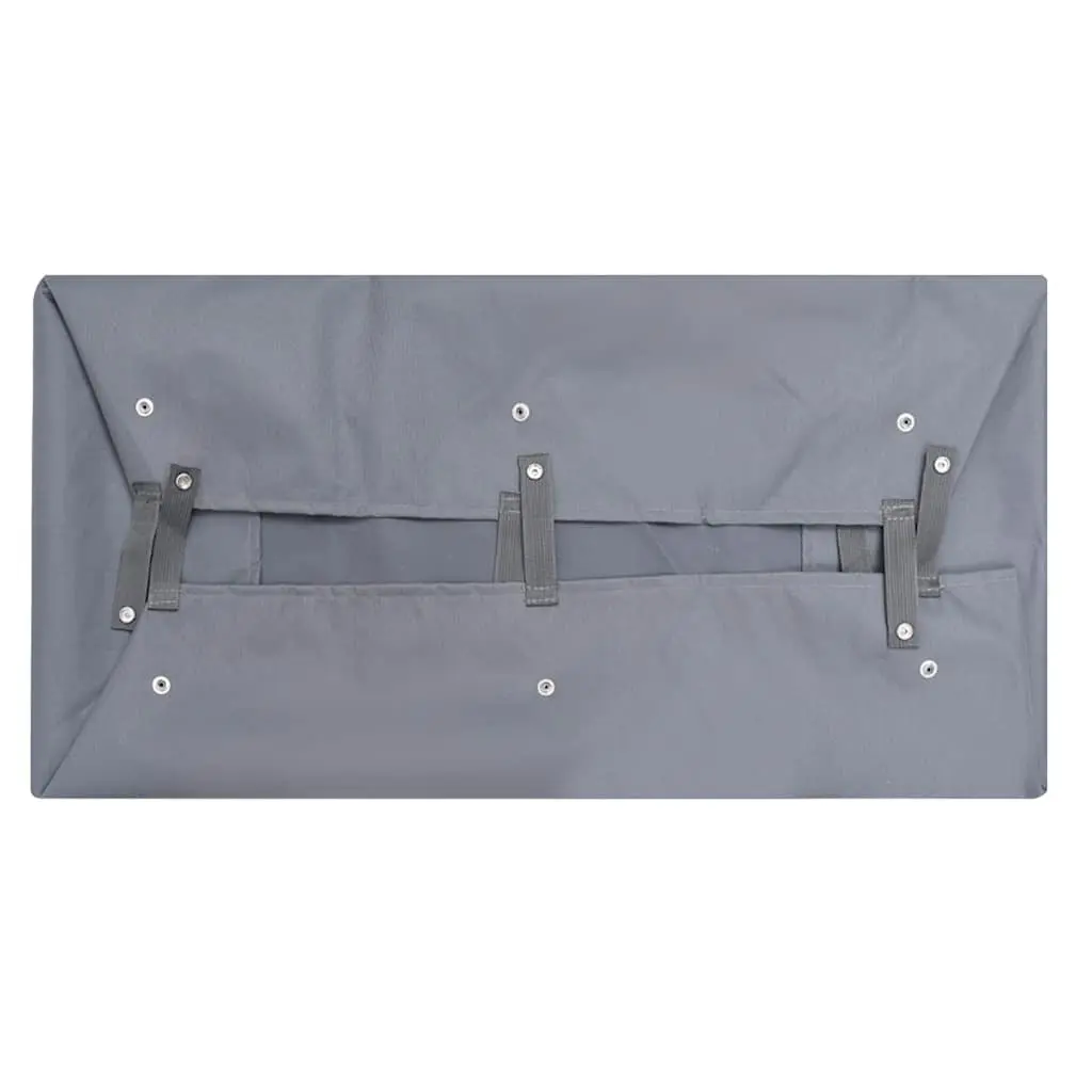 Utility Wagon Liner Durable Polyester Grey 81x41x21cm Weather-Resistant Fabric