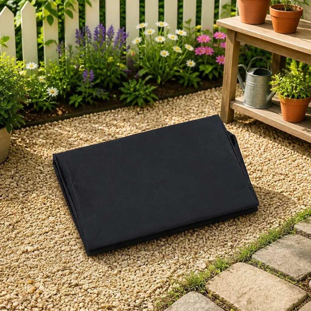 Garden Cart Fabric Insert Black 81x41x21cm Durable Polyester Weather Resistant Utility Wagon Liner
