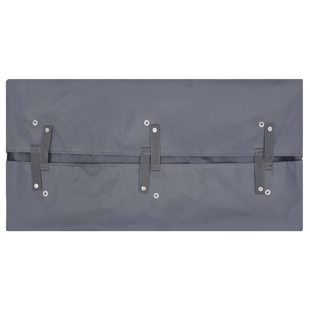 Garden Cart Liner Weather-Resistant Polyester 81x41x40cm Grey