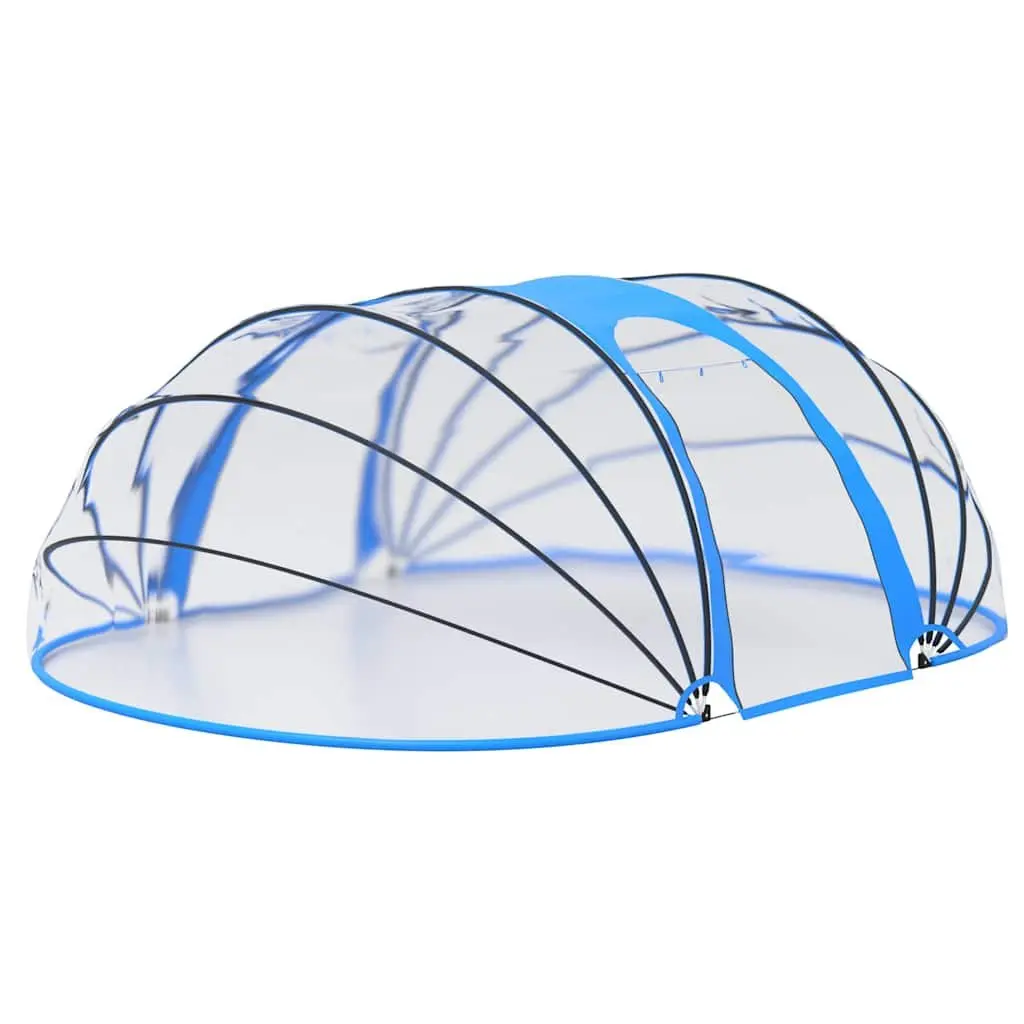 Pool Dome PVC 530x410x210cm Blue Shelter Cover Enclosure Canopy