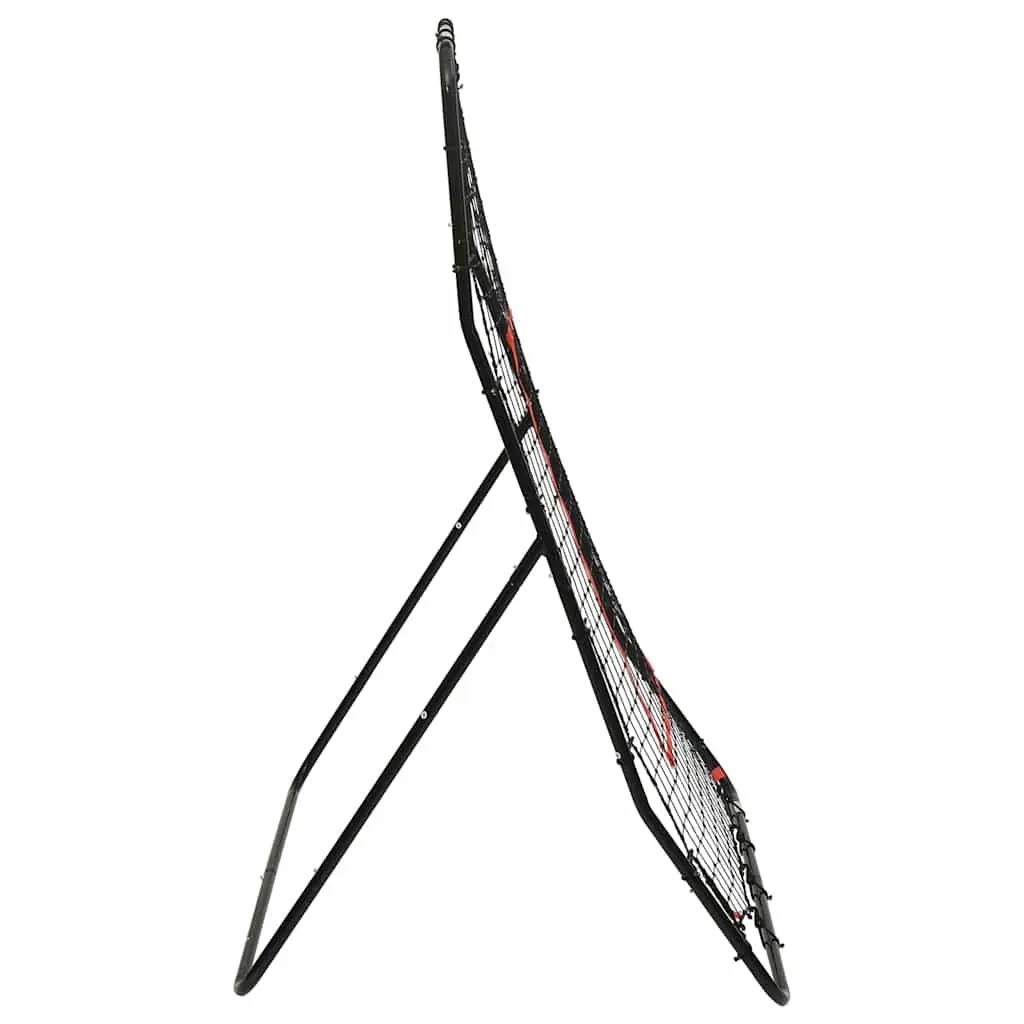Softball Rebounder Steel Frame PE Net 88x79x137cm Training Equipment Black