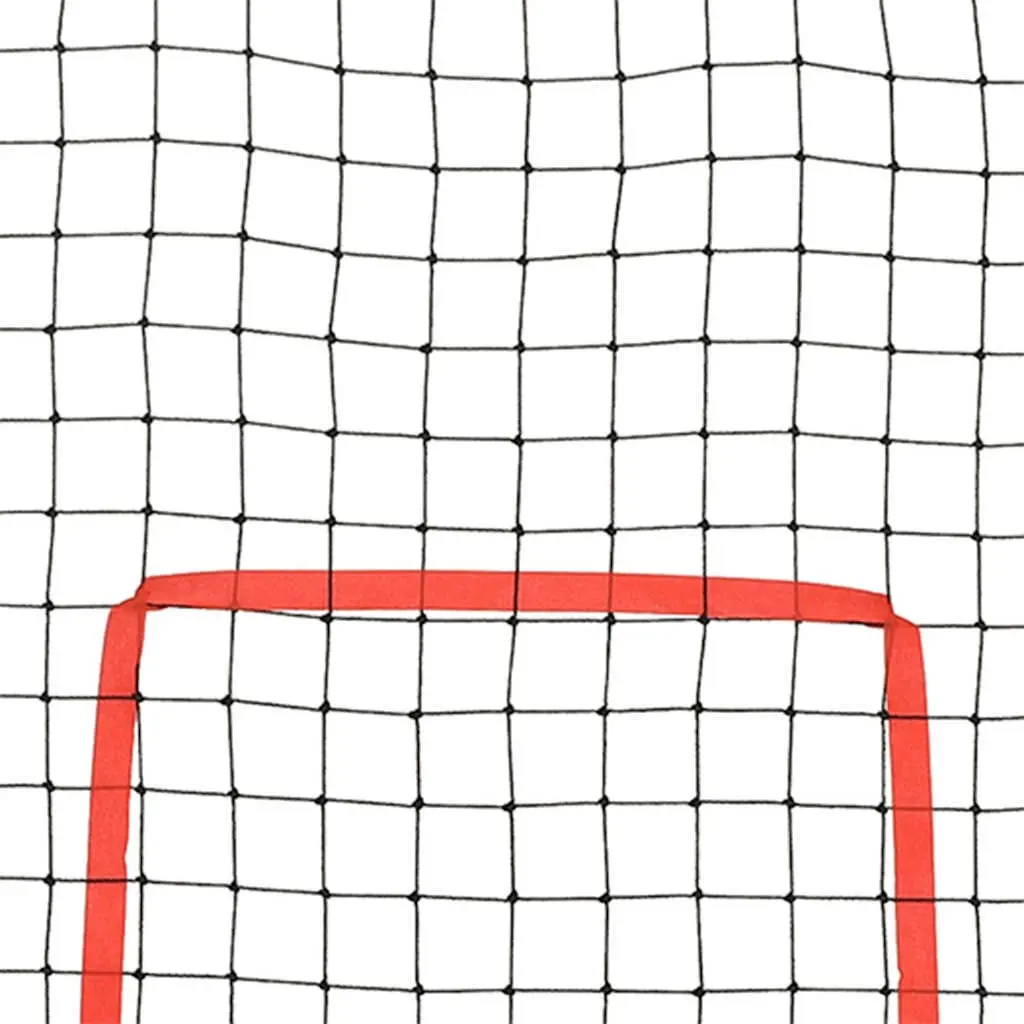 Softball Rebounder Steel Frame PE Net 88x79x137cm Training Equipment Black