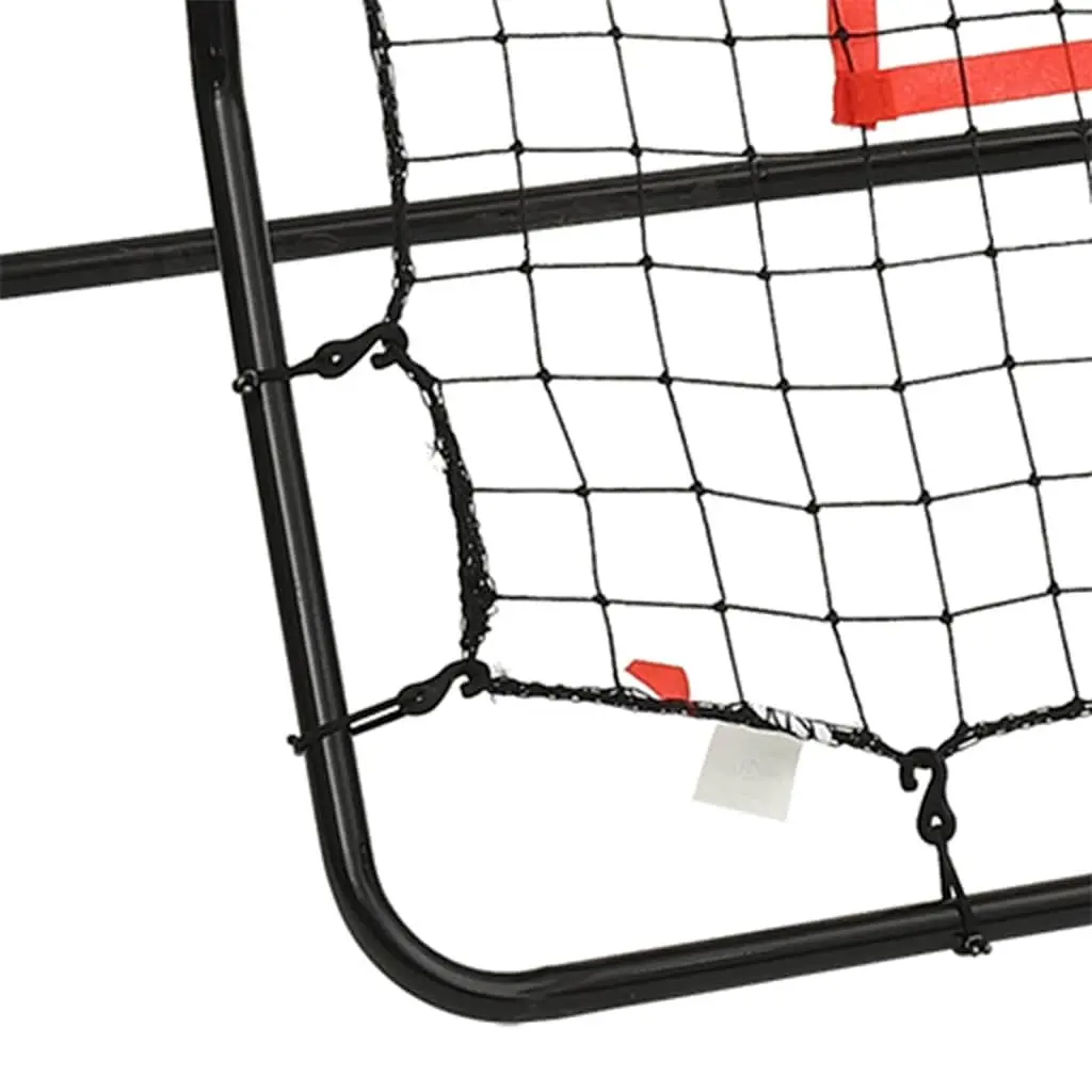 Softball Rebounder Steel Frame PE Net 88x79x137cm Training Equipment Black