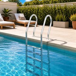 Practical Pool Ladder for Safe Swimming 54x38x211 cm