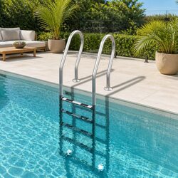 Practical Pool Ladder for Easy Access 54x38x211 cm