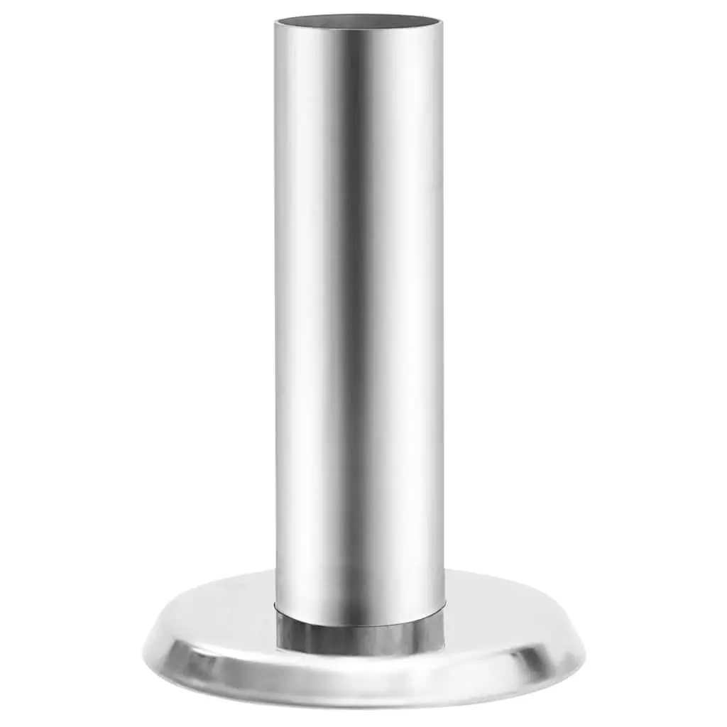 Stainless Steel Pool Ladder Handrail Brackets 2 Piece Silver Mounting Hardware Set