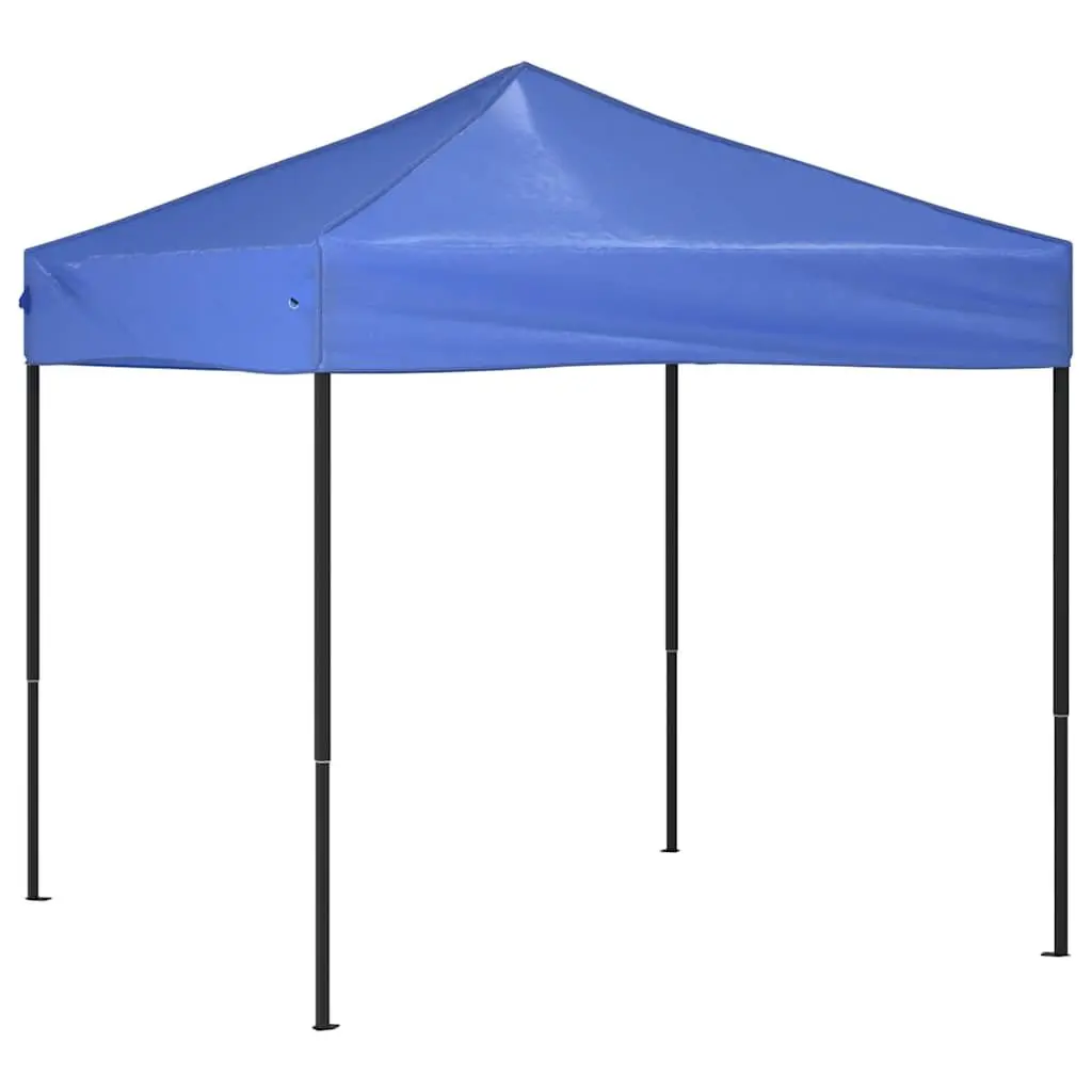 Folding Tent 2x2m Steel Frame Blue Portable Outdoor Canopy Gazebo