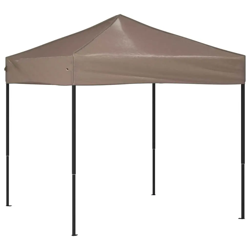 Folding Party Tent 210D Oxford Fabric 2x2m Taupe