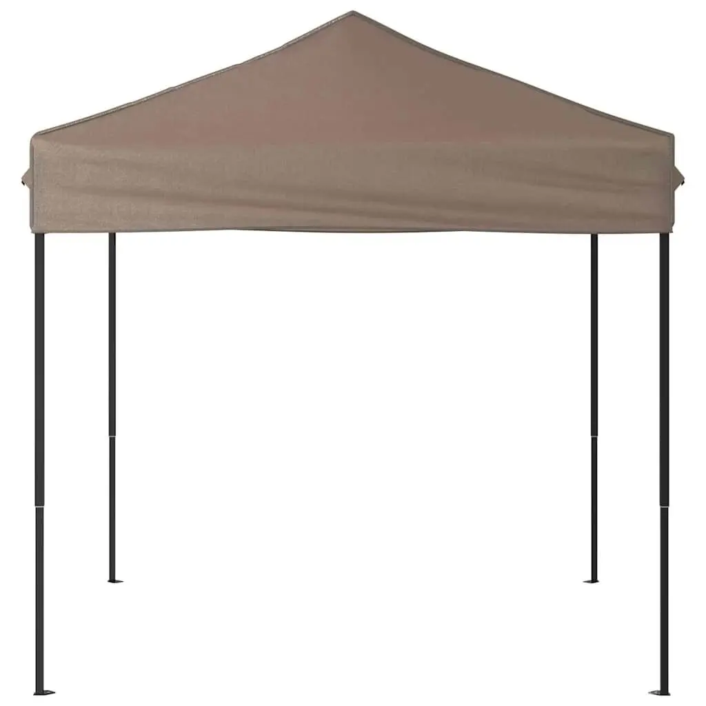 Folding Party Tent 210D Oxford Fabric 2x2m Taupe