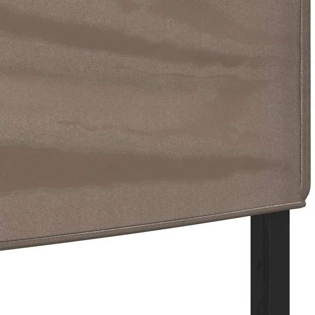 Folding Party Tent 210D Oxford Fabric 2x2m Taupe
