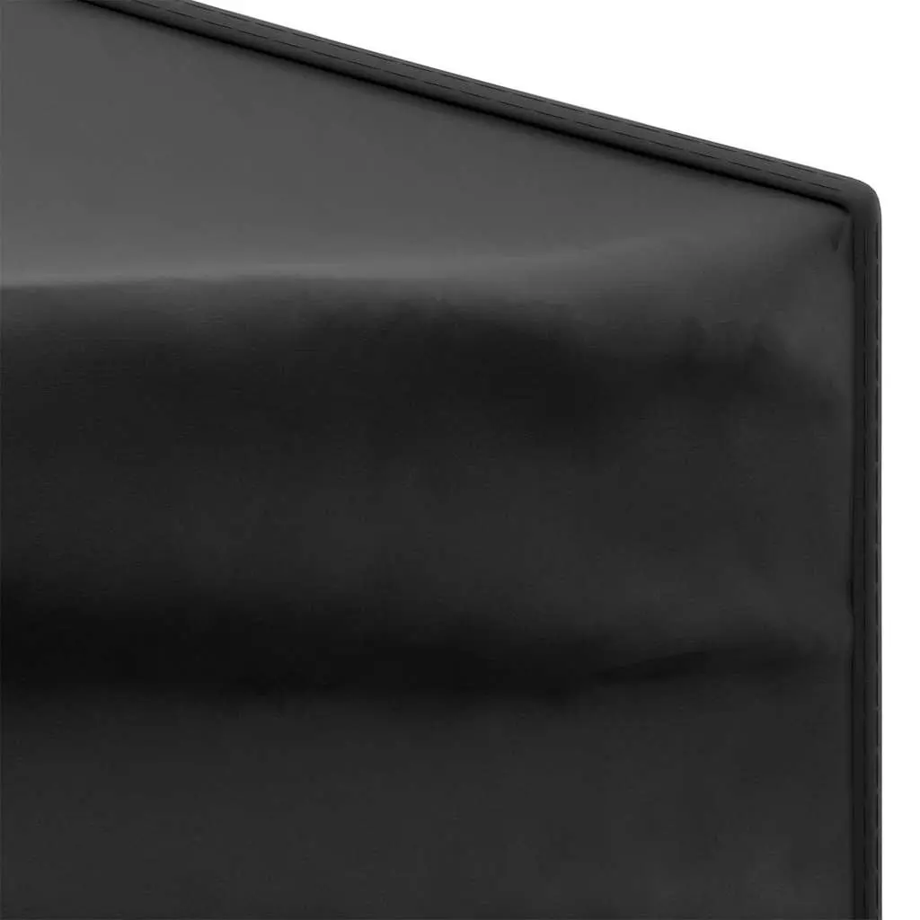 Folding Canopy Tent Outdoor 2x2m Black with Side Walls UV Resistant Water Resistant