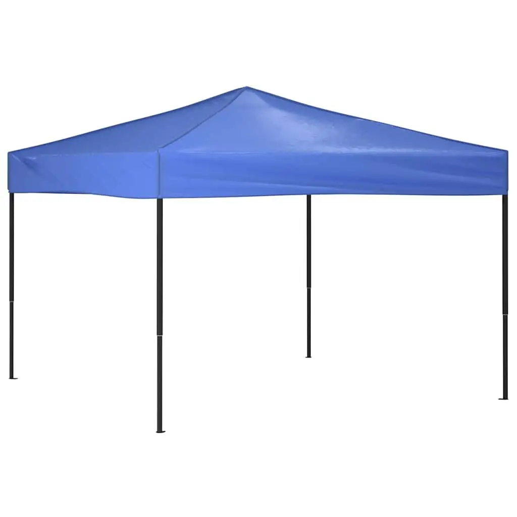 Folding Tent 3x3m Steel Frame Blue Outdoor Canopy Gazebo