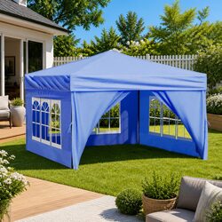 Versatile 3x3 m Folding Tent with Sidewalls - Great for Events