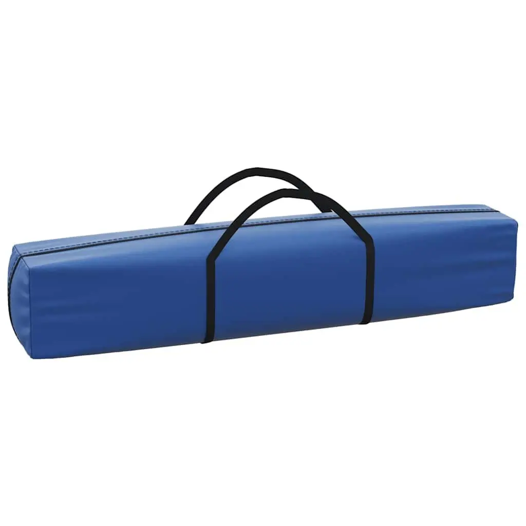 Folding Party Tent 3x3m Steel Frame Blue 210D Oxford Fabric with Sidewalls