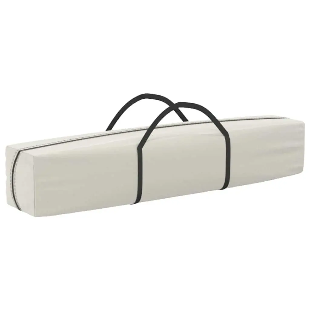 Folding Party Tent 210D Oxford Fabric 3x3 m Cream with Sidewalls