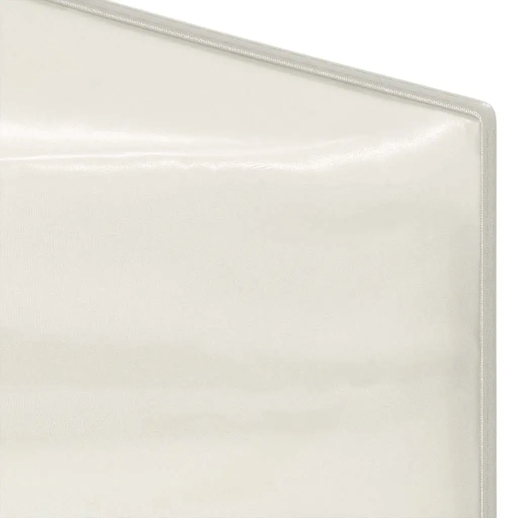 Folding Party Tent 210D Oxford Fabric 3x3 m Cream with Sidewalls