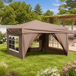 Perfect for Picnics: 3x6m Cream Folding Tent