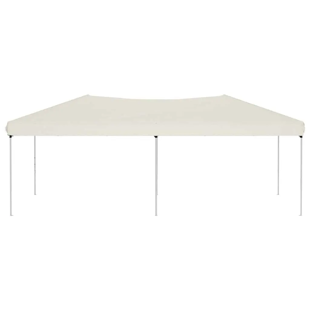 Folding Party Tent Steel 3x6m Cream Outdoor Canopy Gazebo Pavilion