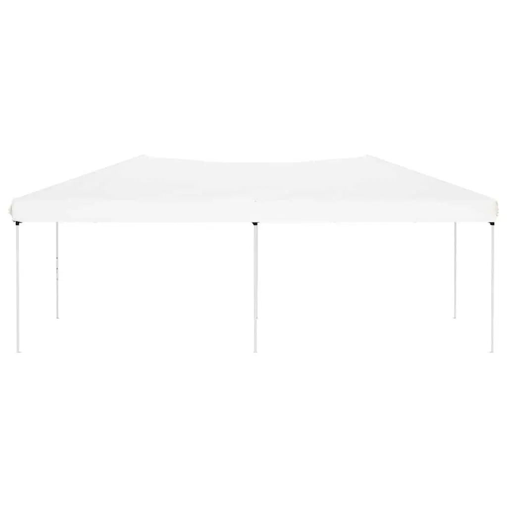 Folding Party Tent 210D Oxford Fabric 3x6m White Steel Frame Outdoor Gazebo Marquee Canopy Garden Pavilion