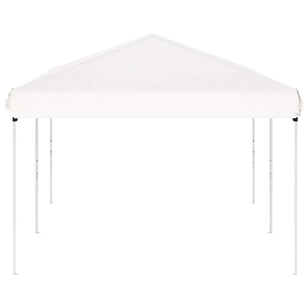 Folding Party Tent 210D Oxford Fabric 3x6m White Steel Frame Outdoor Gazebo Marquee Canopy Garden Pavilion