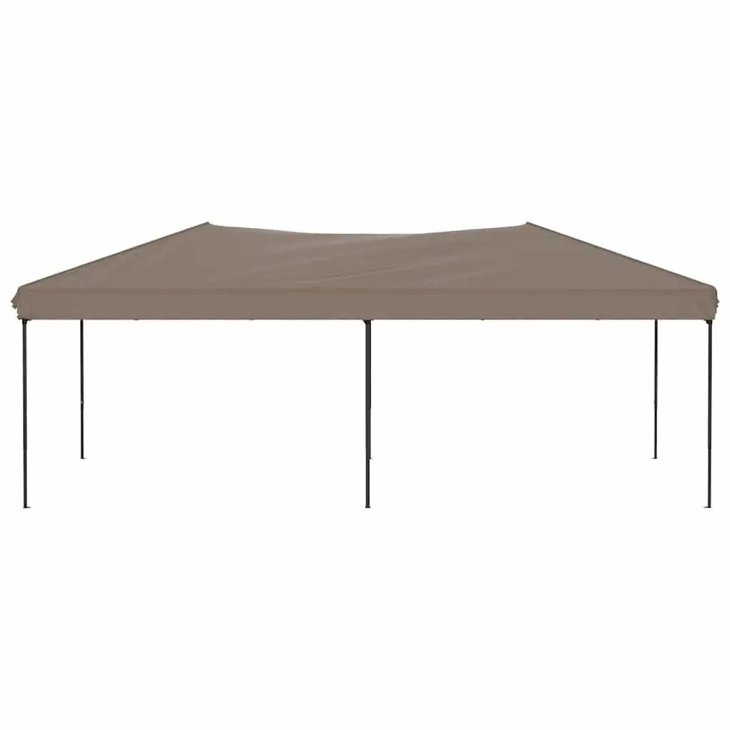 Folding Party Tent Outdoor Canopy 3x6m Taupe Portable Gazebo