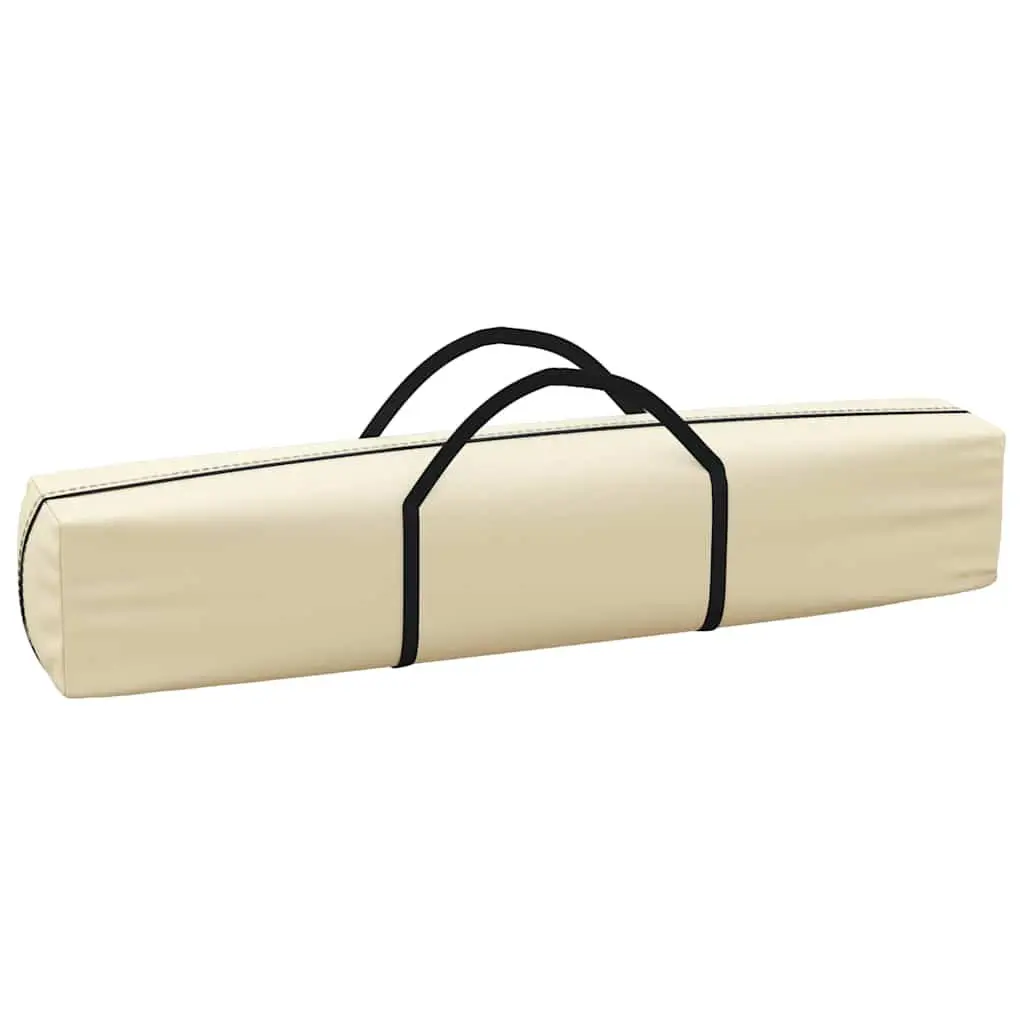 Folding Party Tent 3x6m 210D Oxford Fabric Cream Outdoor Canopy Gazebo with Sidewalls