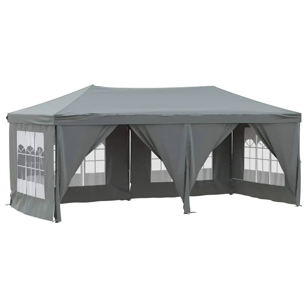 Outdoor Canopy Gazebo 3x6m Anthracite Foldable Party Tent with Sidewalls